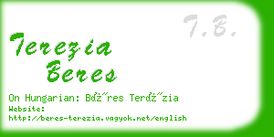 terezia beres business card